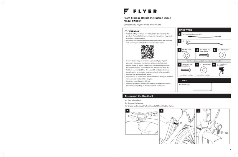 Flyer AC801 instruction sheet