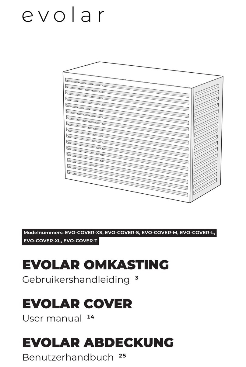 Evolar EVO-COVER-XS user manual