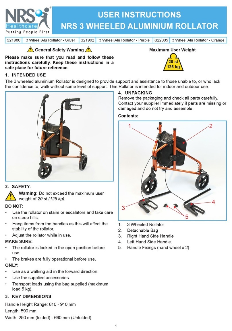 NRS Healthcare S21980 User manual