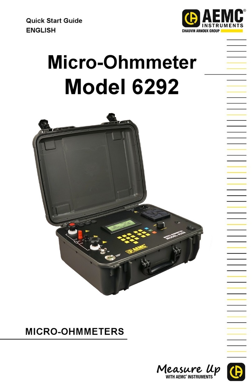 AEMC instruments 6292 User manual
