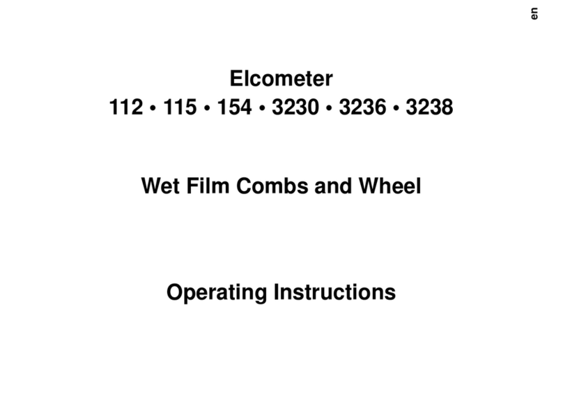 Elcometer 112 operating instructions