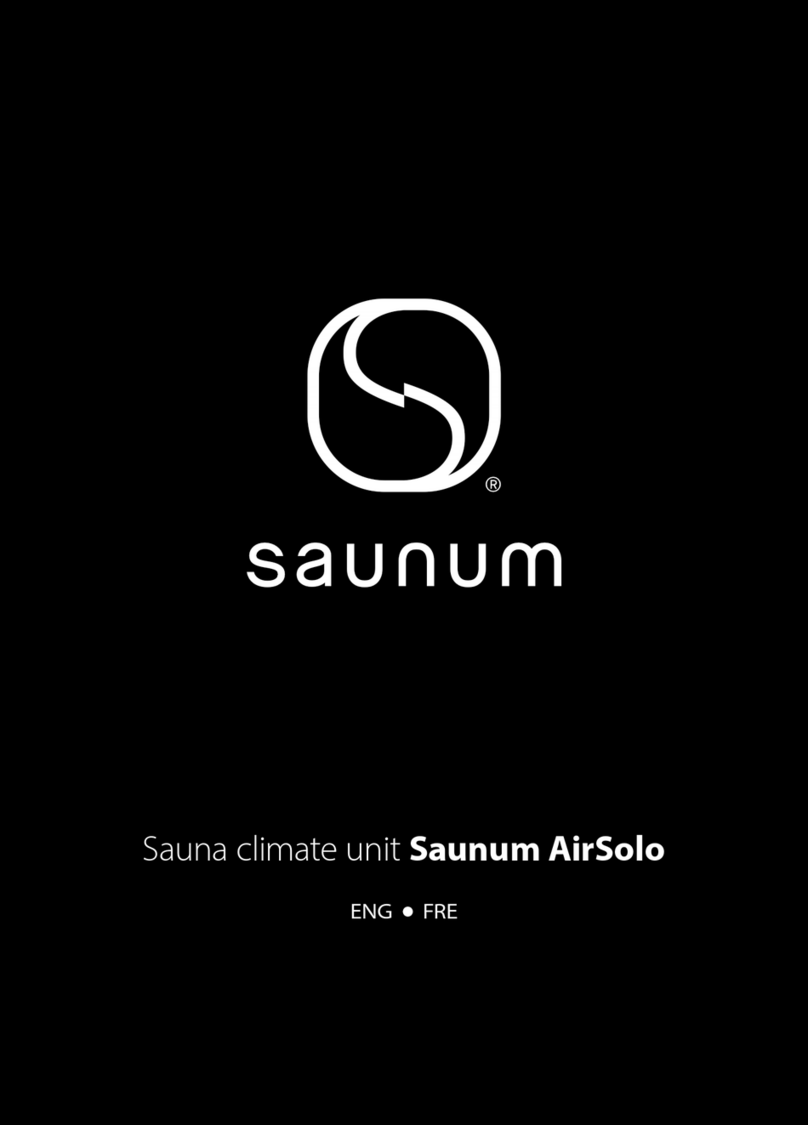 Saunum AirSolo Instructions for installation and use