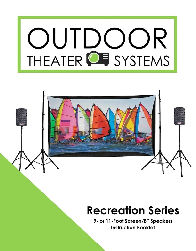 Outdoor Theater Systems Recreation Series User manual