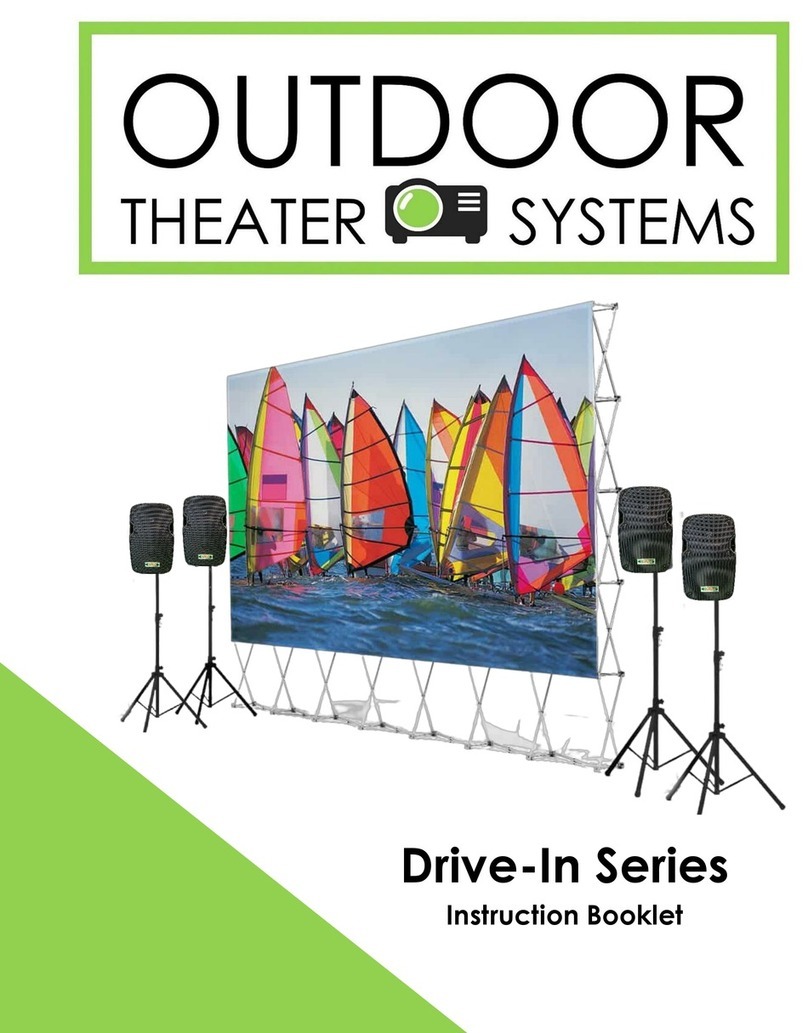 Outdoor Theater Systems Drive-In Series User manual