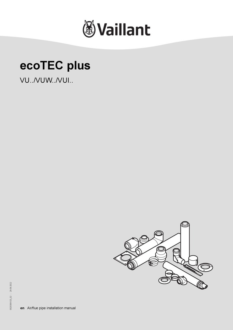 Vaillant ecoTEC plus VU Series installation manual Vaillant ecoTEC plus VU Series installation manual