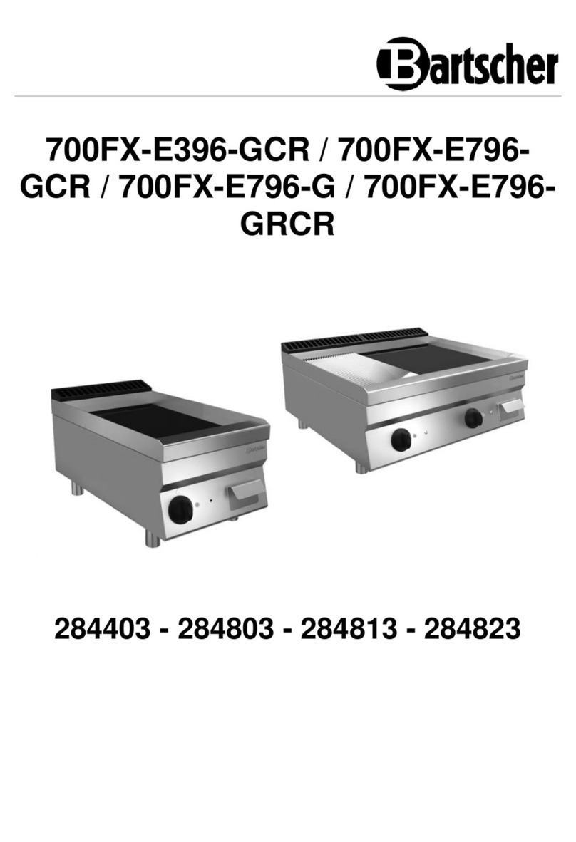 Bartscher 700FX-E396-GCR manual