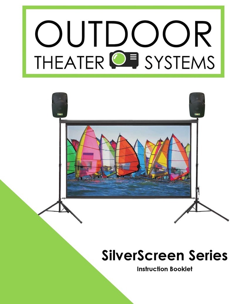 Outdoor Theater Systems SilverScreen Series Instruction booklet
