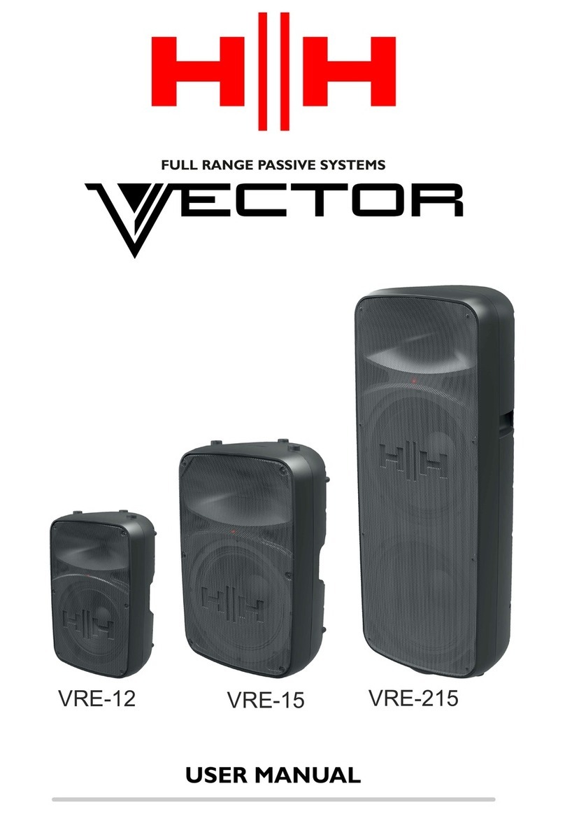 HH Electronics VECTOR VRE-12 user manual