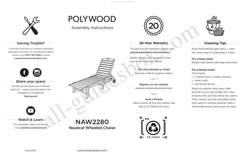 Polywood NAW2280 User manual