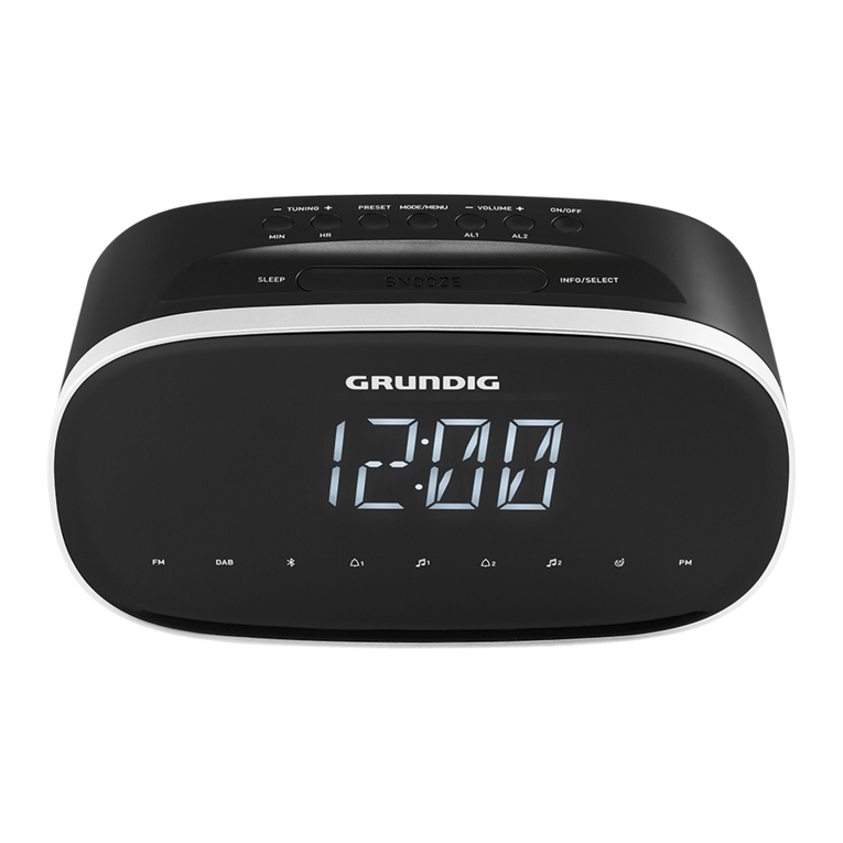 Grundig Sonoclock 3000 User manual