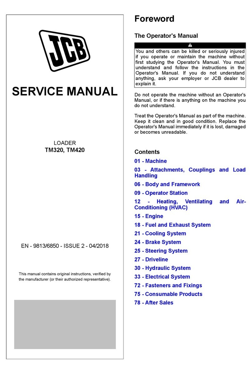 jcb TM320 User manual