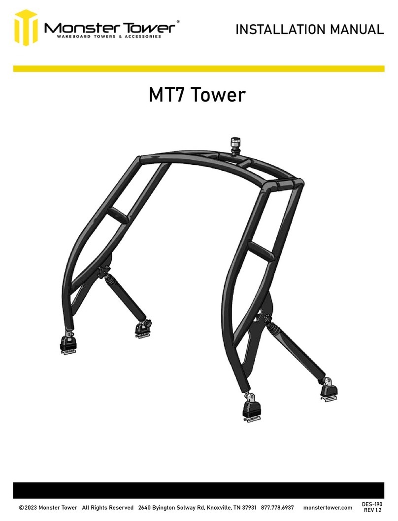 monster tower MT7 Tower installation manual