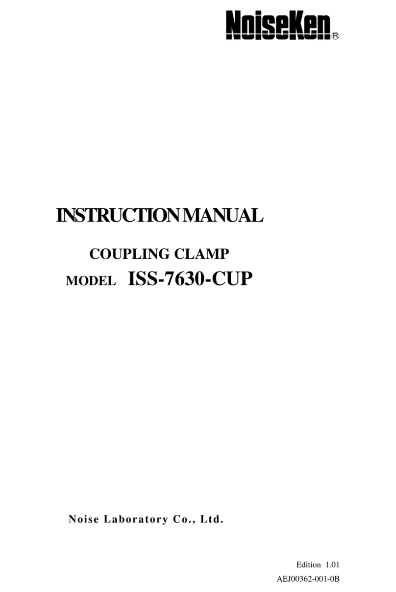 NoiseKen ISS-7630-CUP instruction manual