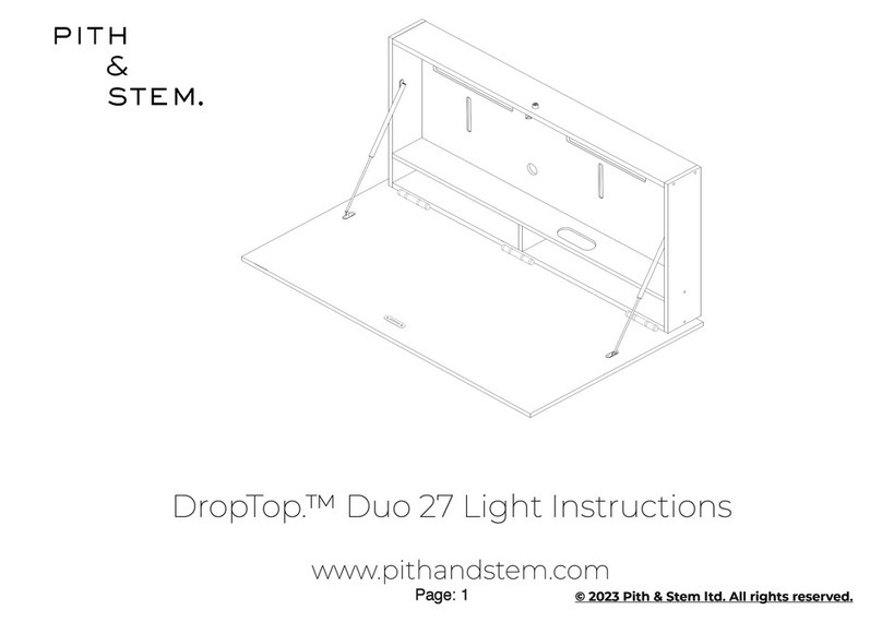 PITH & STEM DropTop Duo 27 instructions PITH & STEM DropTop Duo 27 instructions