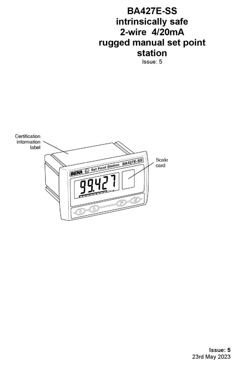 BEKA BA427E-SS manual