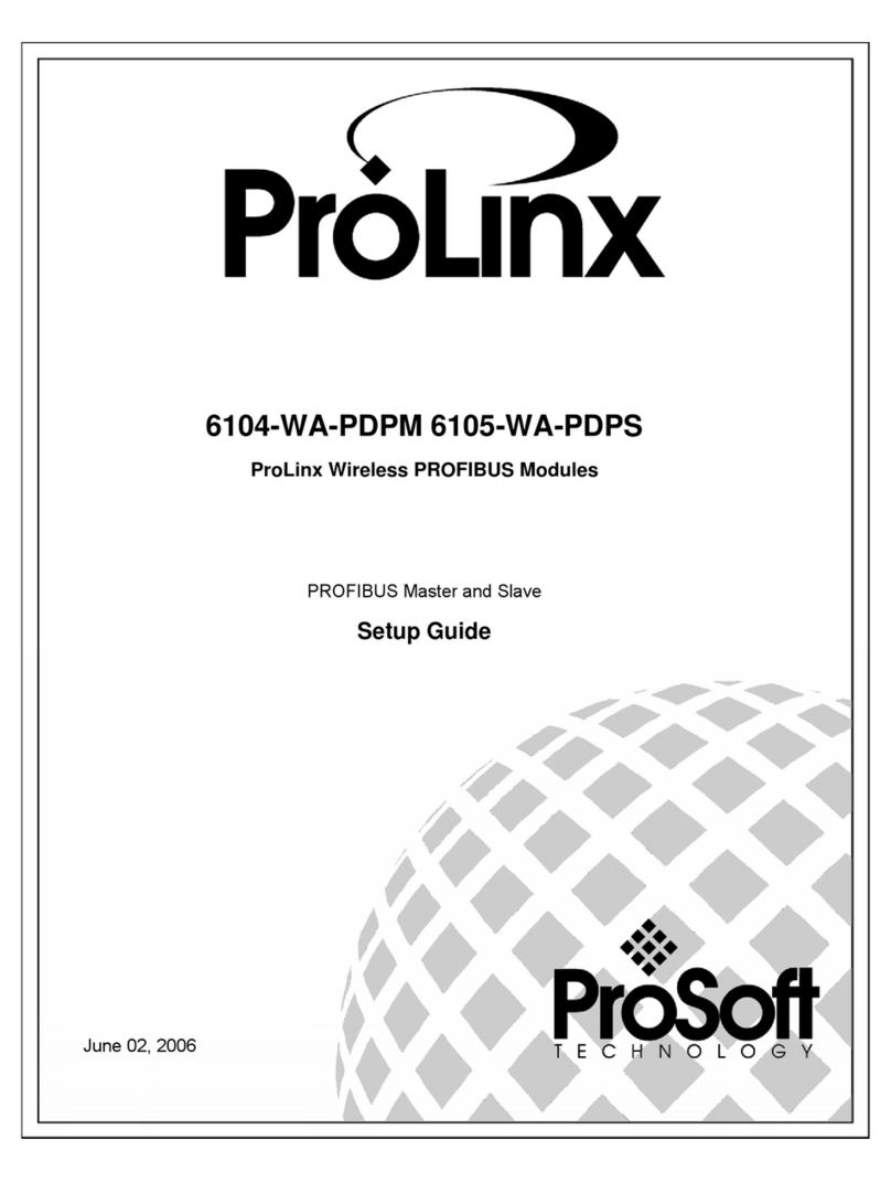 ProSoft ProLinx 6104-WA-PDPM Setup guide