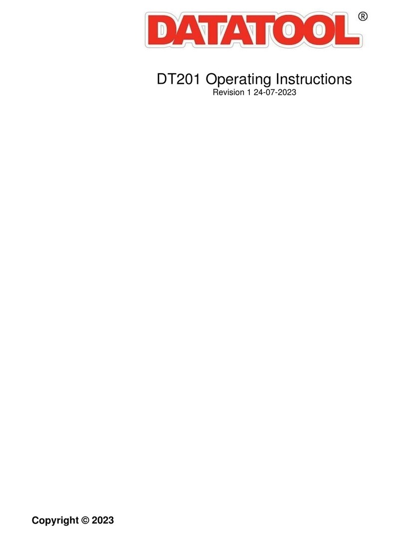 Datatool DT201 operating instructions