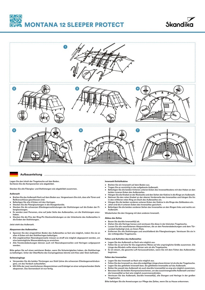 Skandika MONTANA 12 SLEEPER PROTECT Manual