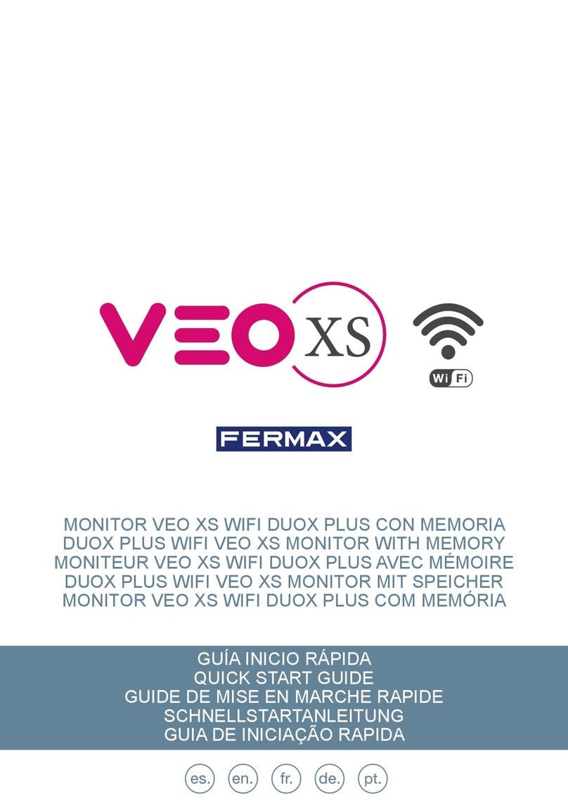 Fermax DUOX PLUS WIFI VEO XS MONITOR User manual