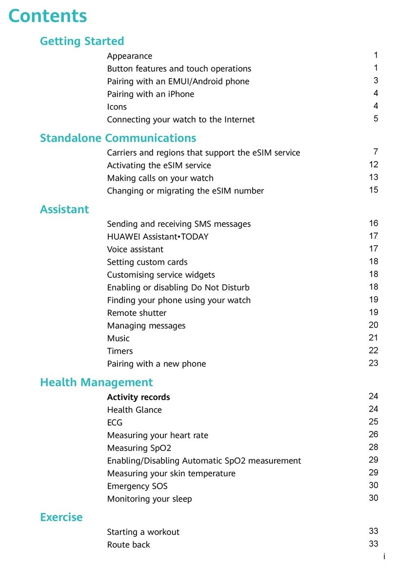 Huawei WATCH 4 Series manual