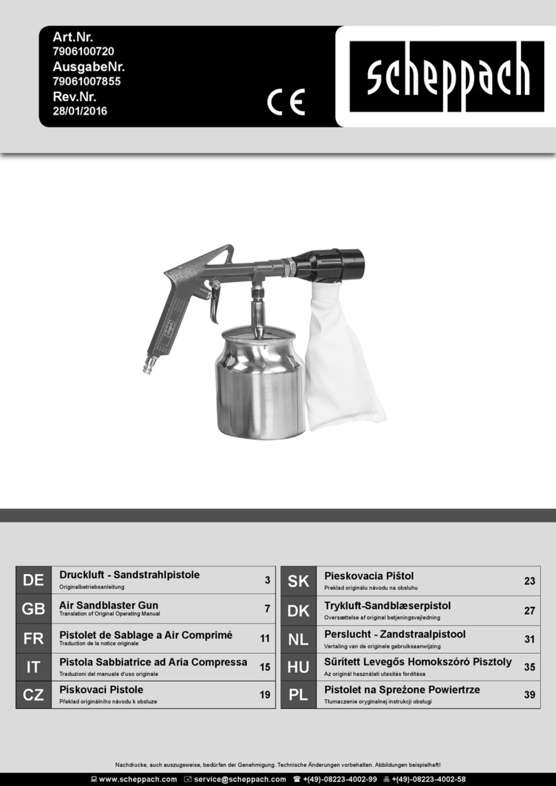 Scheppach 7906100720 operating manual