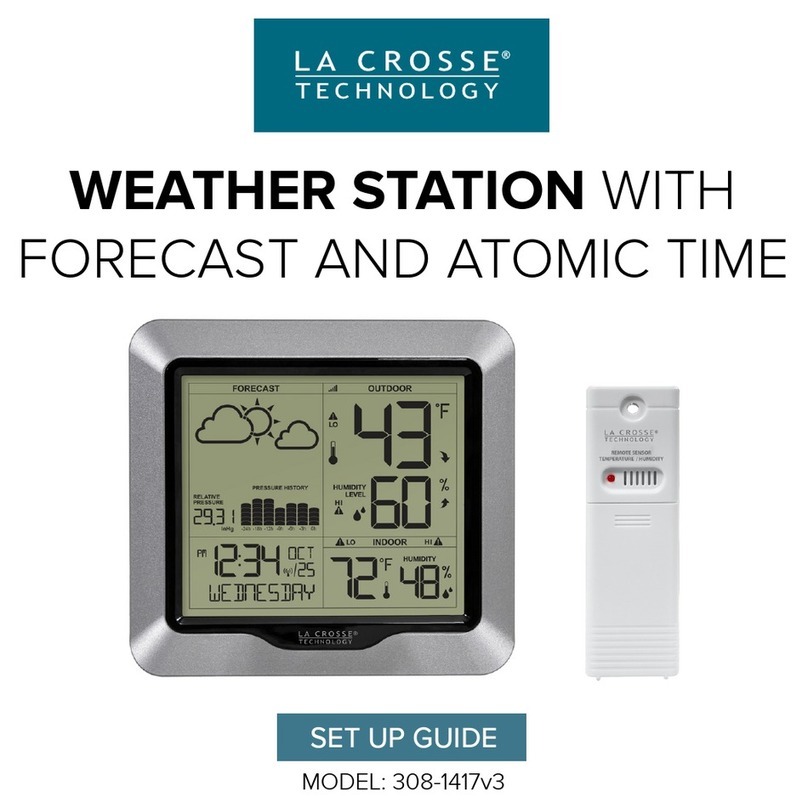 La Crosse Technology 308-1417v3 User manual La Crosse Technology 308-1417v3 User manual