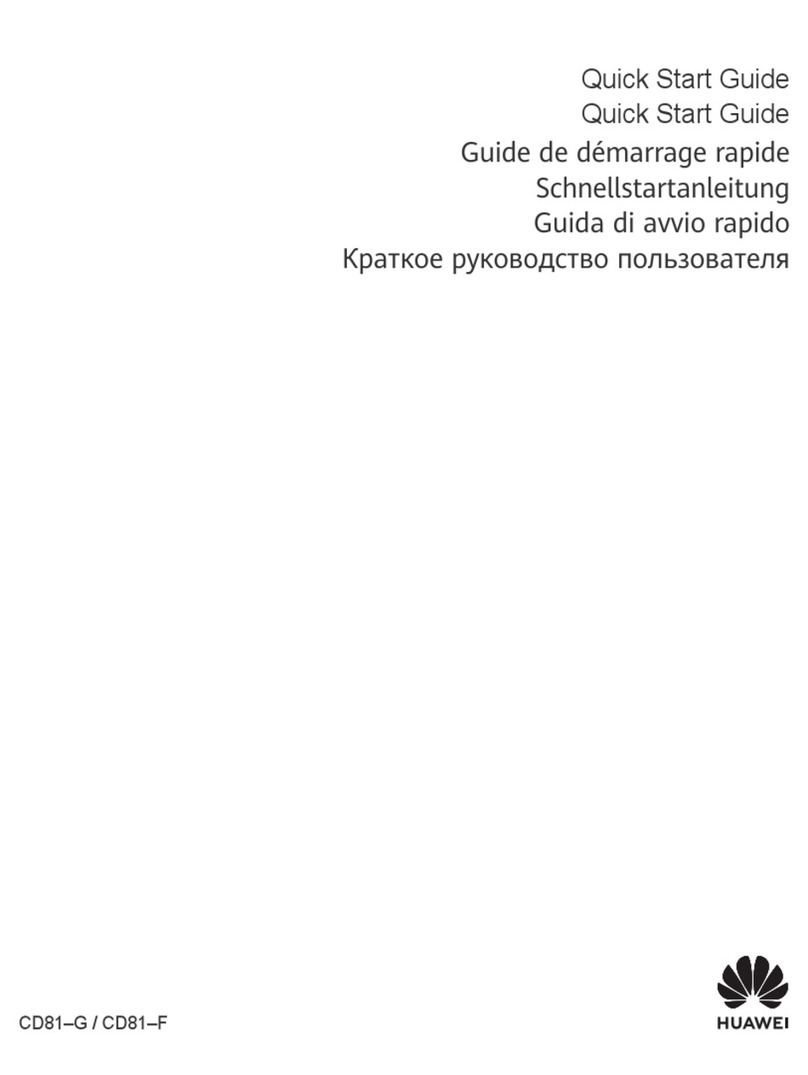 Huawei CD81-G quick start guide