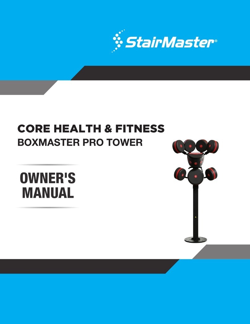 Stairmaster CORE HEALTH & FITNESS BOXMASTER PRO TOWER owner's manual