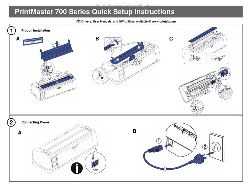 Dascom Printek PrintMaster 700 Series Manual