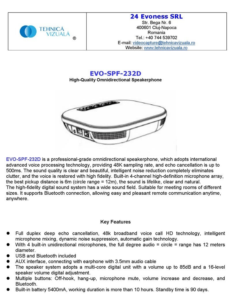 EVOCONNECT EVO-SPF-232D User manual
