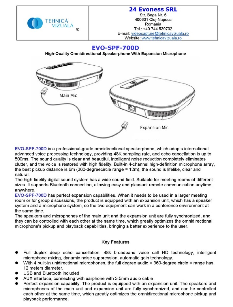 EVOCONNECT EVO-SPF-700D manual