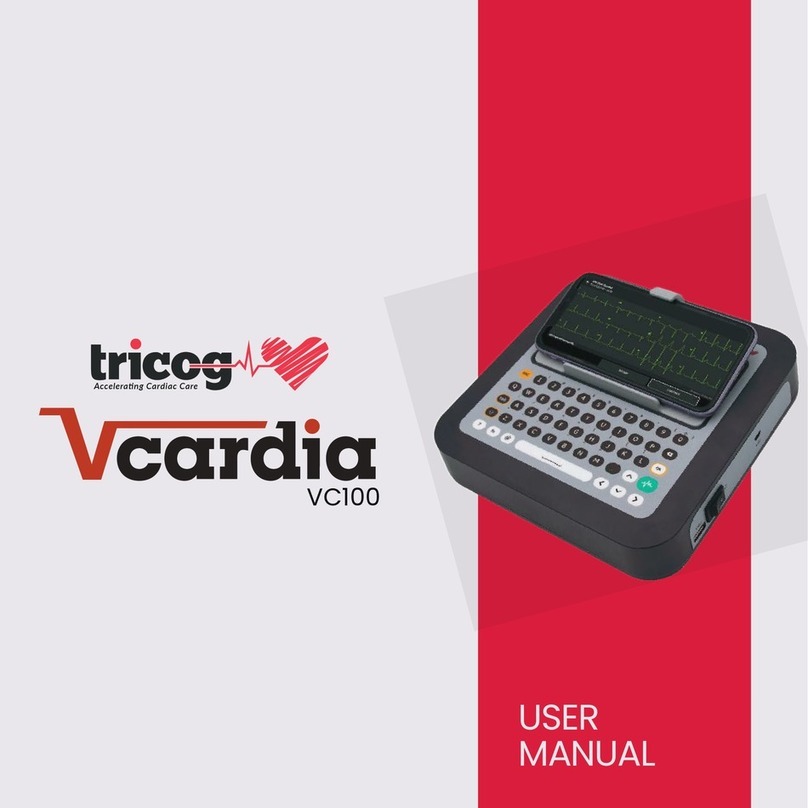 tricog Vcardia VC100 user manual
