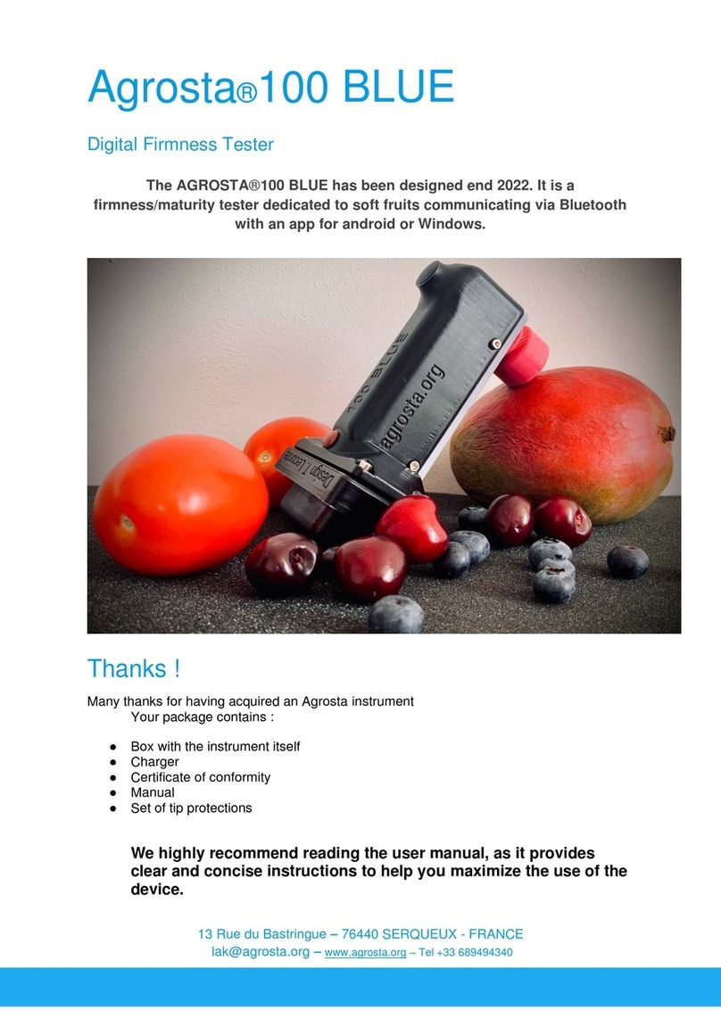 Agrosta 100 BLUE User manual