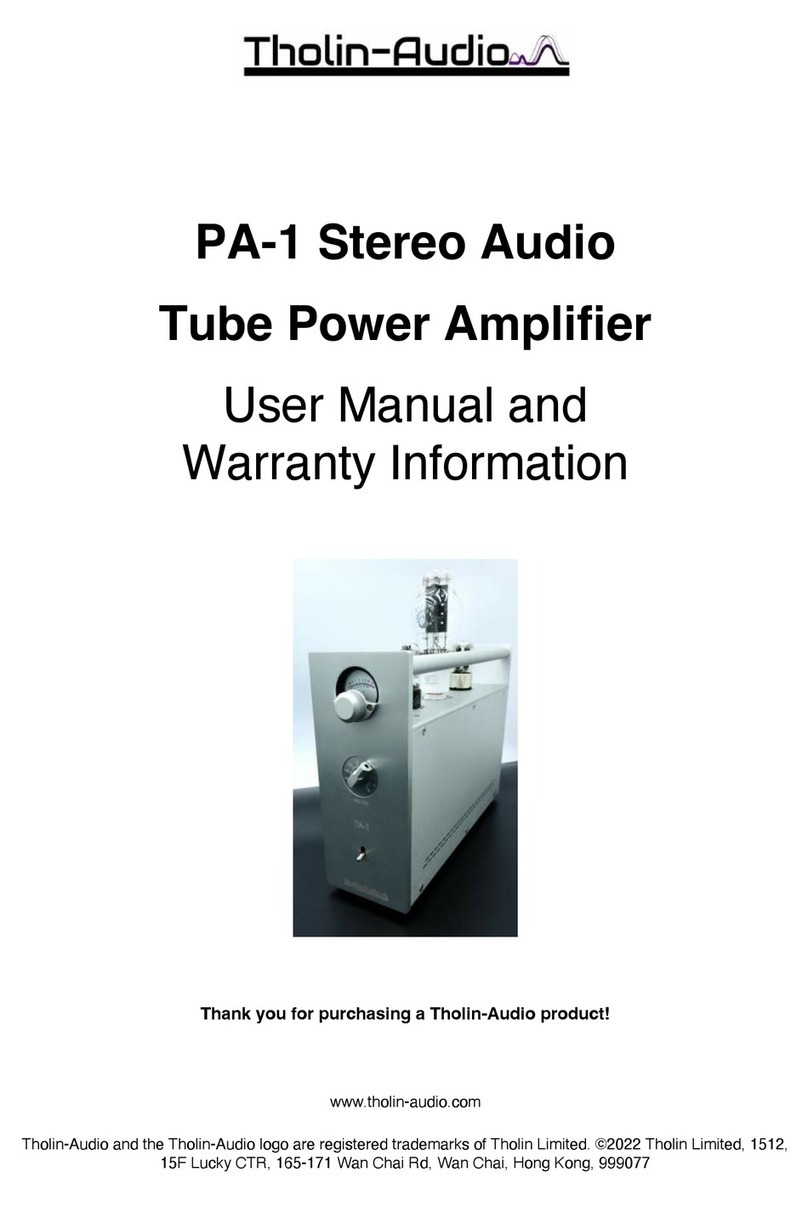 Tholin-Audio PA-1 Instruction Manual