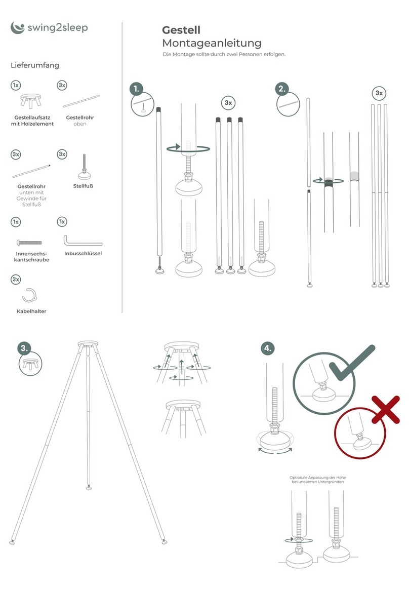 swing2sleep Gestell User manual