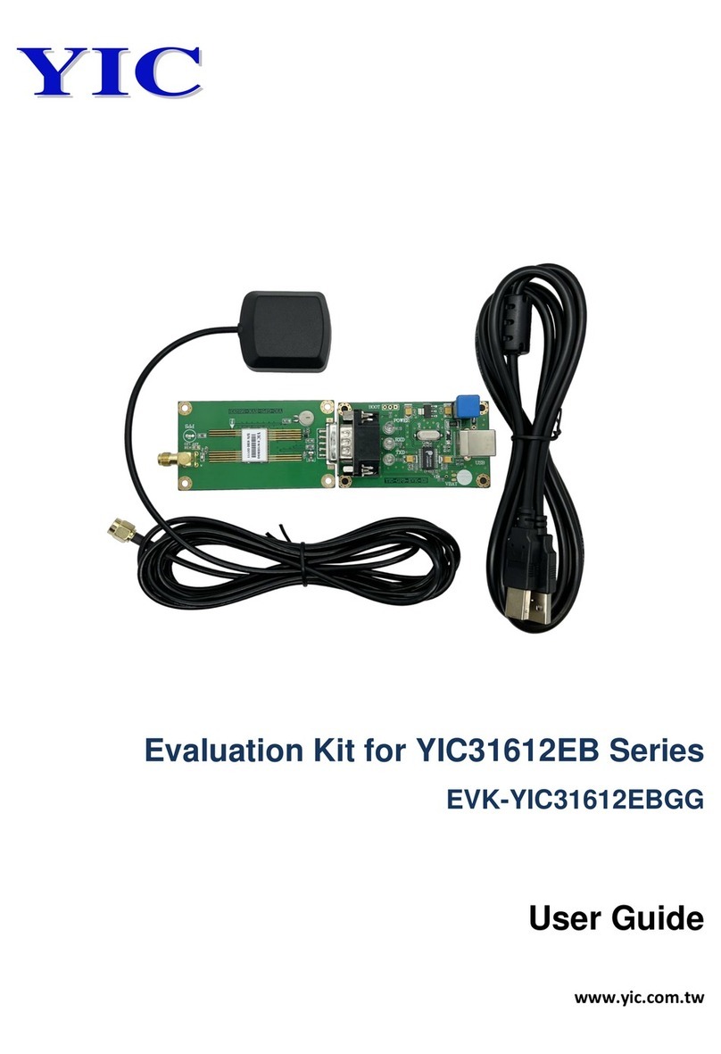 YIC Technologies EVK-YIC31612EBGG user guide