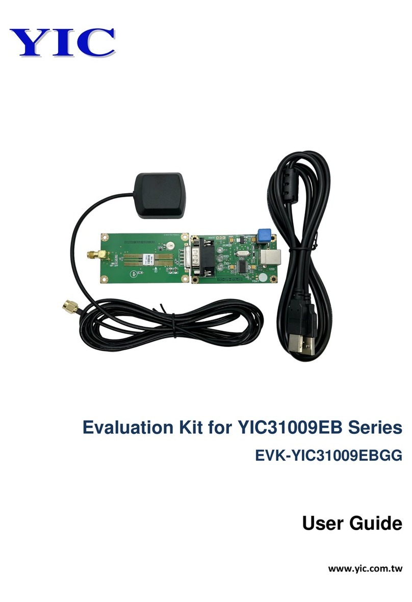 YIC Technologies EVK-YIC31009EBGG user guide