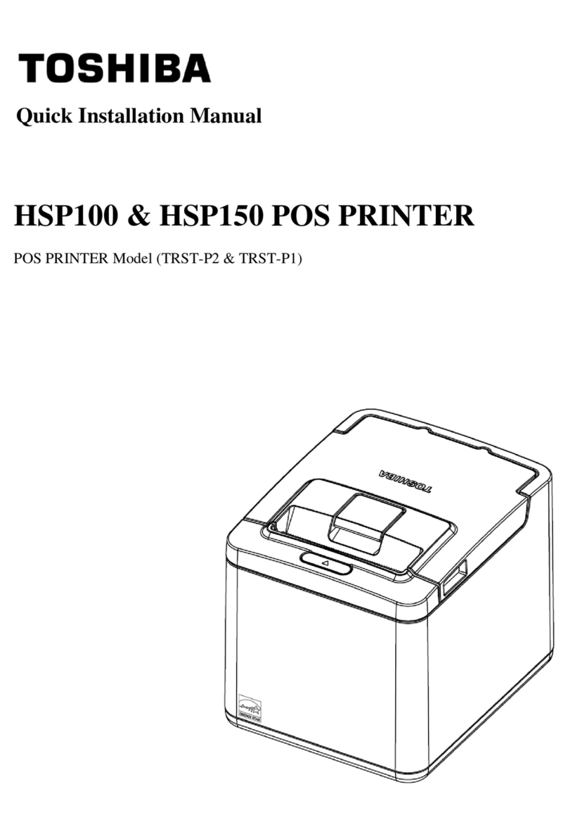 Toshiba HSP100 Operating and maintenance instructions