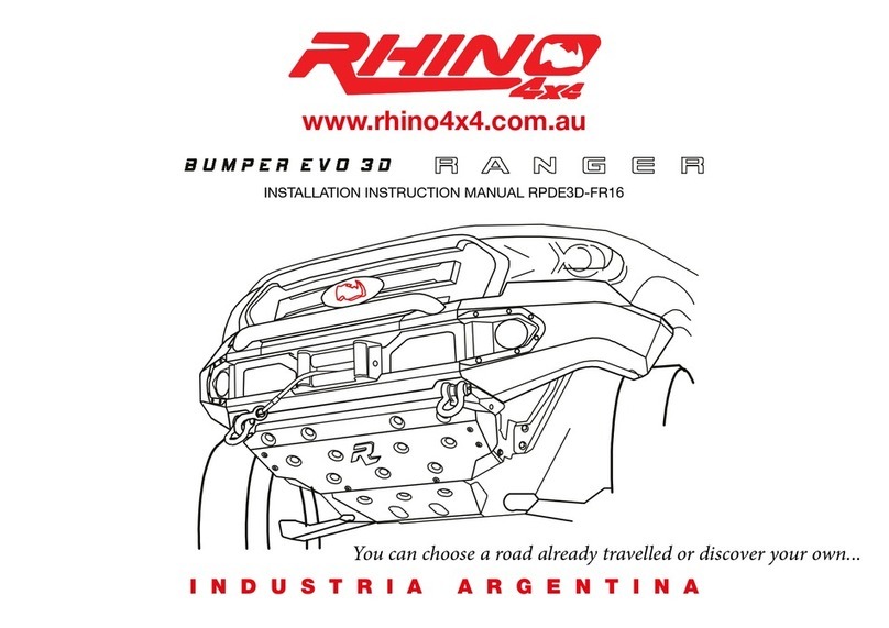 RHINO EVO 3D Installation instructions manual RHINO EVO 3D Installation instructions manual