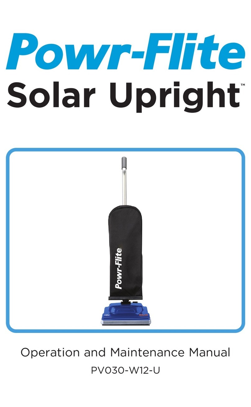 Powr-Flite Solar Upright PV030-W12-U User manual