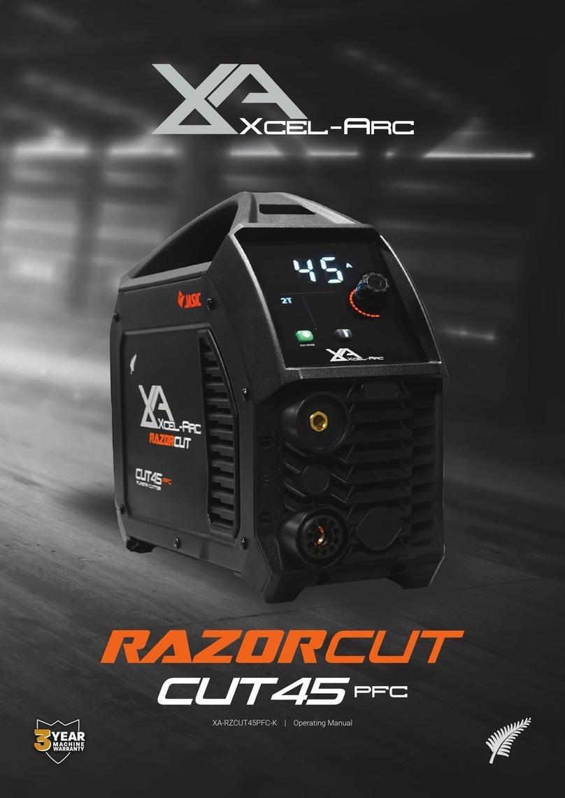 Xcel-Arc RAZOR CUT 45 PFC User manual