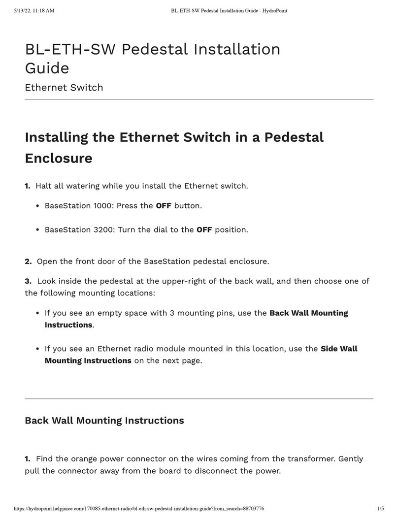 Base Line BL-ETH-SW User manual