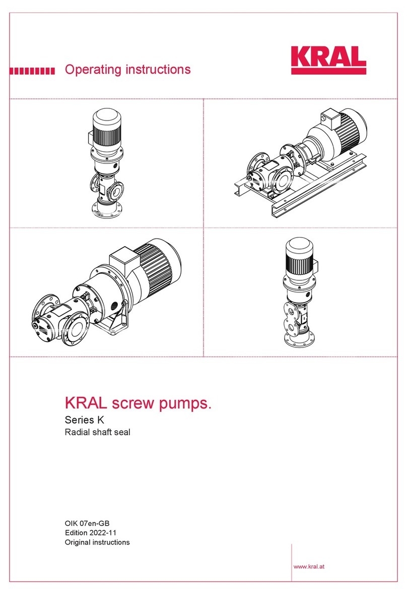 KRAL K Series operating instructions