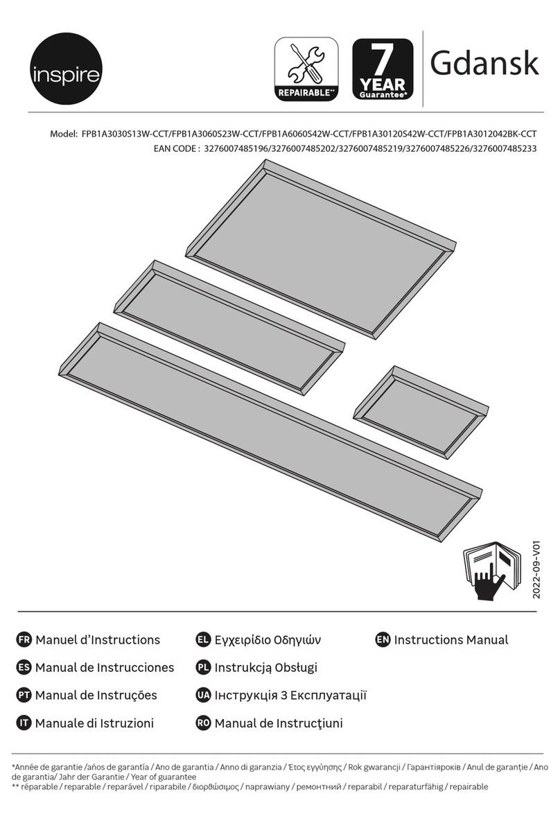 Inspire FPB1A3030S13W-CCT instruction manual