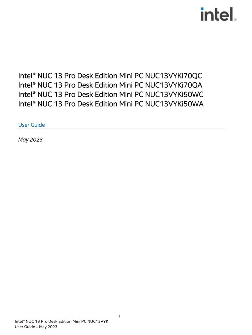 Intel NUC 13 Pro Desk Edition User manual