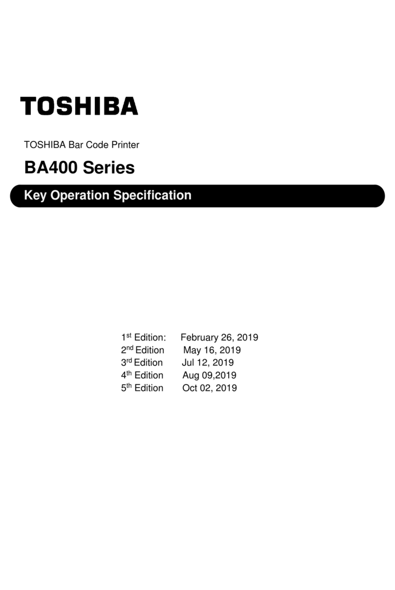 Toshiba BA400 Series User manual