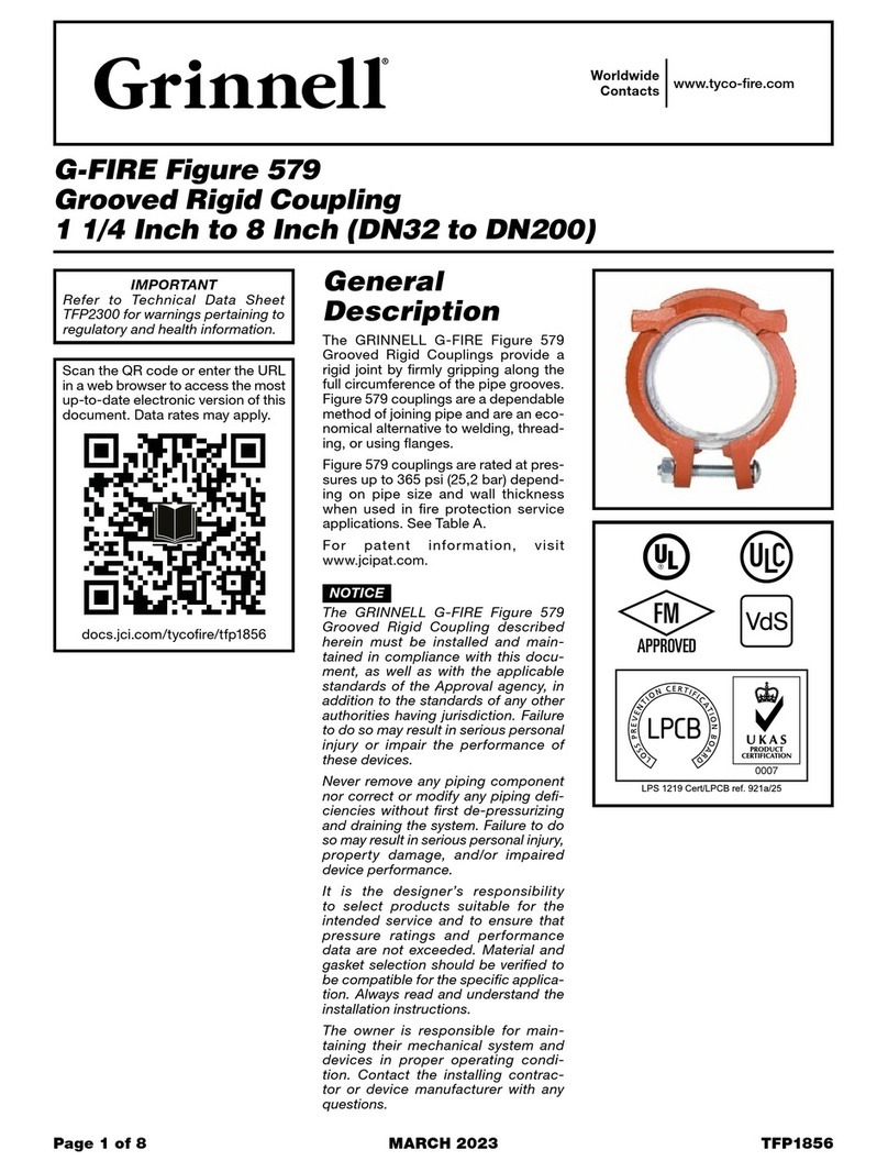 Grinnell G-FIRE 579 manual