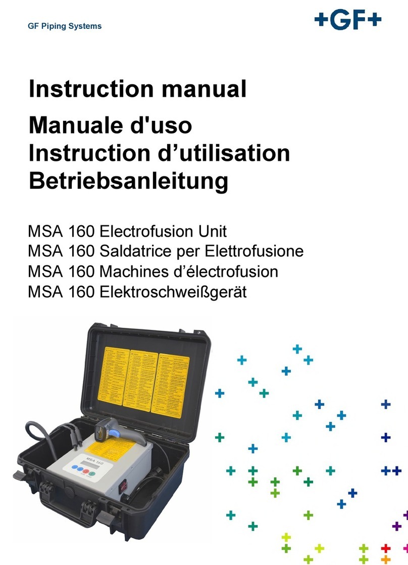 GF MSA 160 instruction manual
