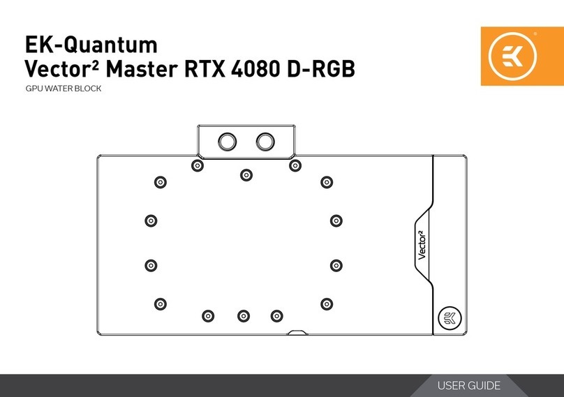 EK-Quantum Vector2 Strix RTX 3080 D-RGB User manual