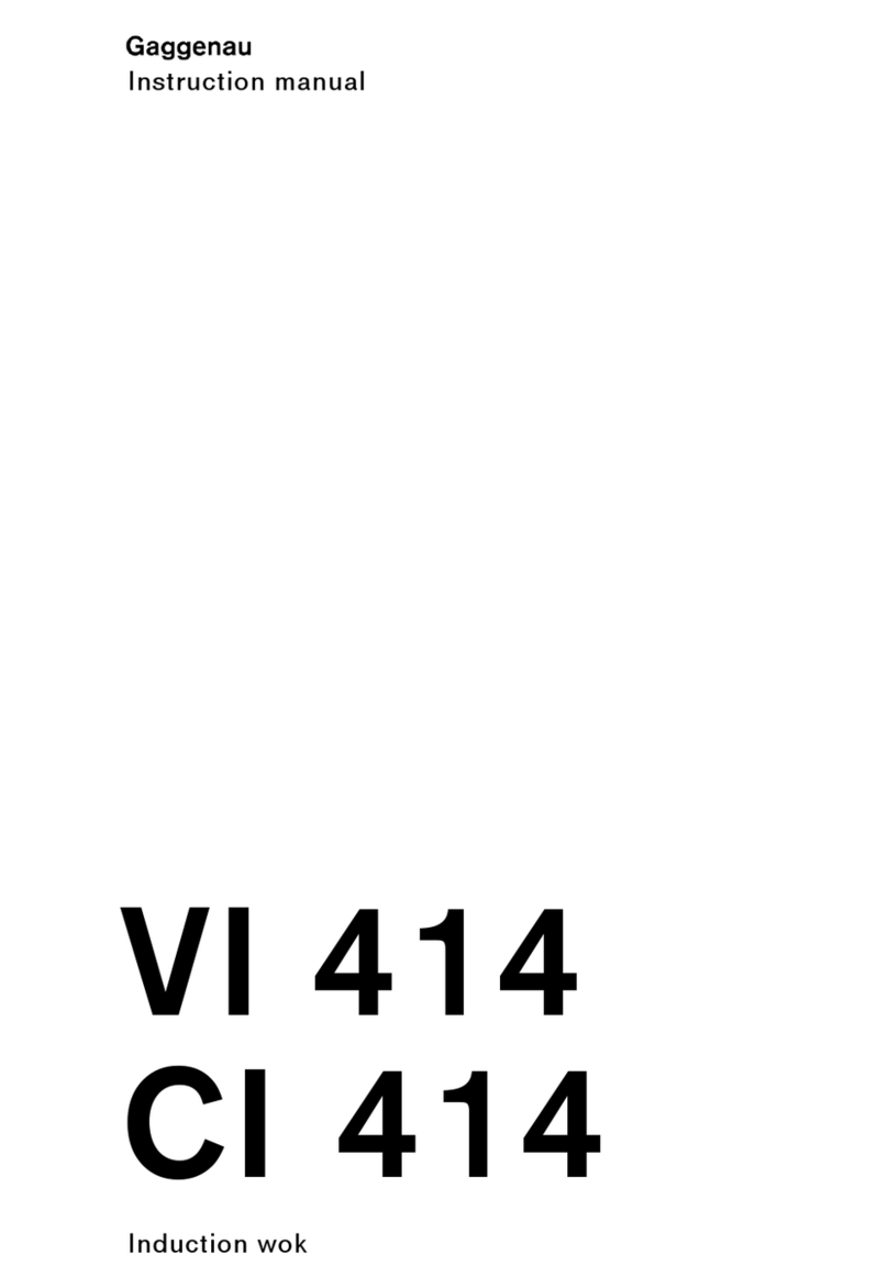 Gaggenau CI 414 User manual